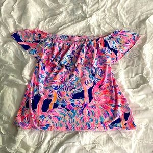 Lilly Pulitzer off shoulder top